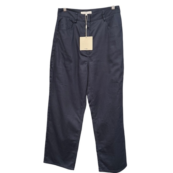 Tibi Utility Carpenter Pants Navy Blue Cotton Size 27 NWT - Picture 2 of 9